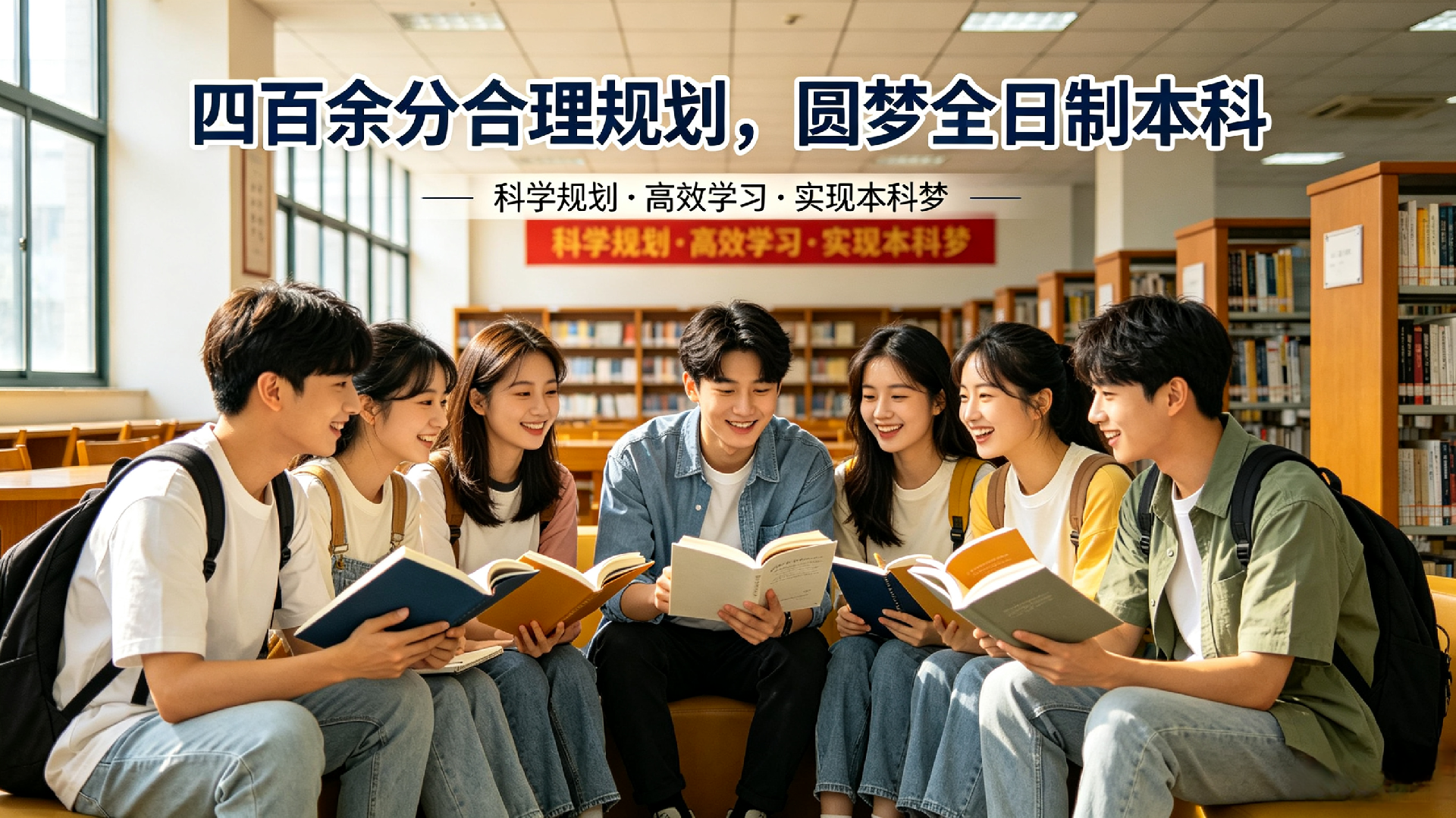 四百余分合理规划，圆梦全日制本科