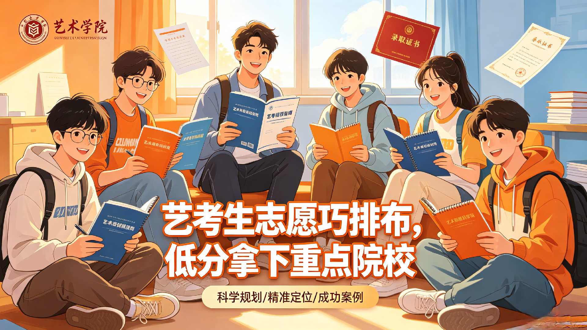 艺考生志愿巧排布，低分拿下重点院校