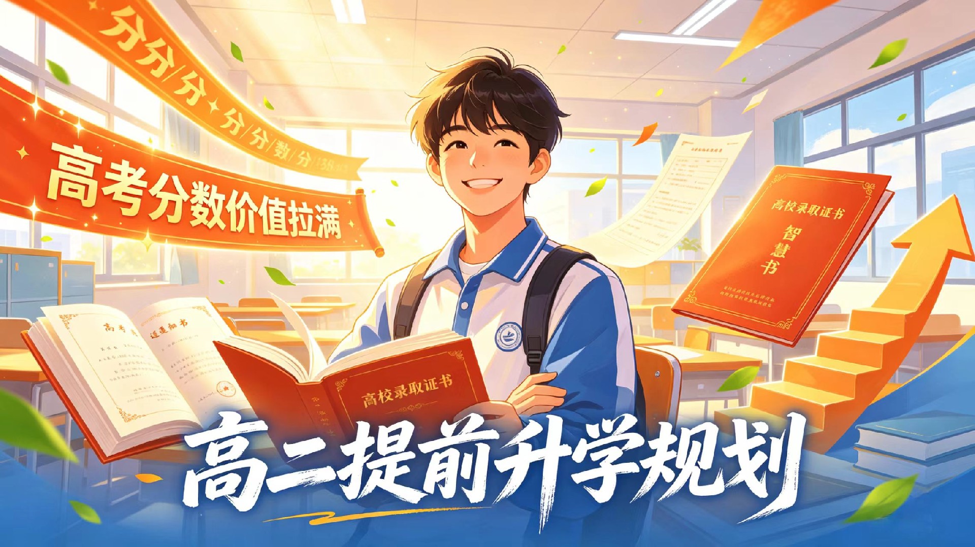 高二提前升学规划，高考分数价值拉满